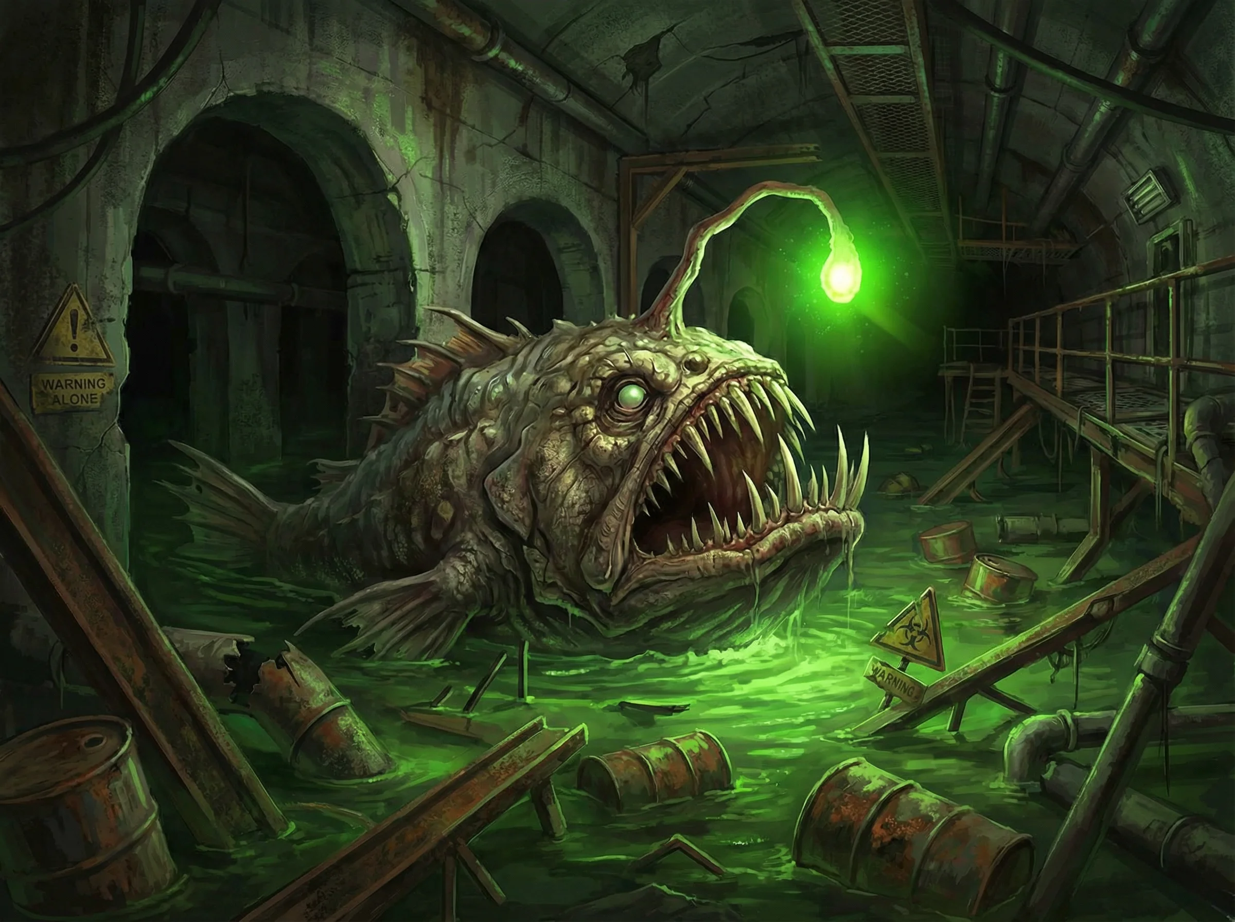 深渊灯笼鱼 - pg导航 水下变异生物